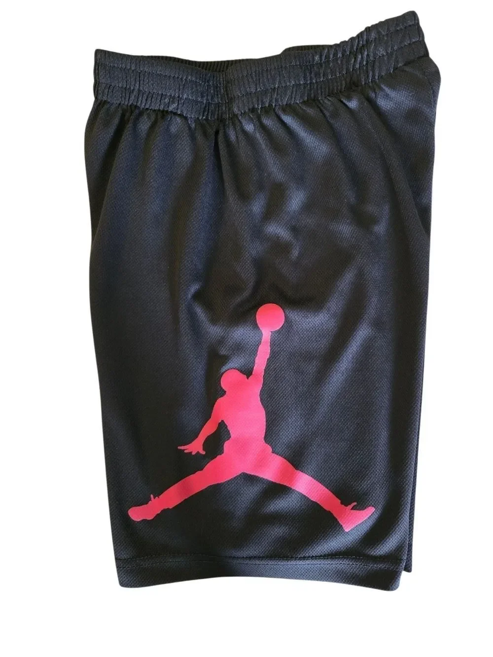 Jordan Black Kids Hoodie & Shorts Set with Multicolor Graphic